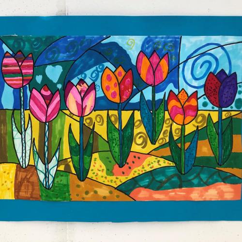 Tulpen-Mosaik