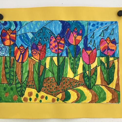 Tulpen-Mosaik