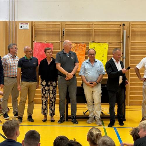 Scheckübergabe Spendenlauf 2025